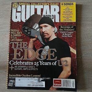 Guitar World Magazine September 2005 The Edge - Celebrates 25 Years of U2